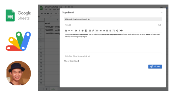 Xây dựng email marketing tool, chăm sóc khách hàng sử dụng Google Sheets