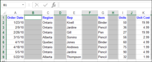 Excel xoá dòng trống xoá cột trống 11