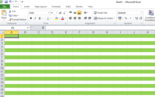 Hướng dẫn thay đổi màu nền của ô Cell trong Excel