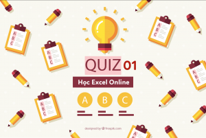 quiz 01 hoc excel online