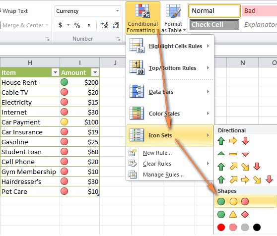 Hướng Dẫn Định Dạng Có Điều Kiện Icon Sets, Data Bars Và Color Scales