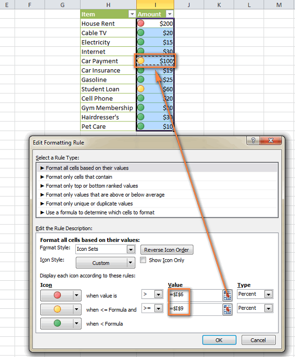 Icon Sets, Data Bars và Color Scales trong Excel: Nếu bạn muốn làm cho bảng tính của mình trở nên trực quan và dễ tiếp cận hơn, thì Icon Sets, Data Bars và Color Scales trong Excel là những tính năng không thể bỏ qua. Hãy xem hình ảnh và khám phá cách sử dụng những tính năng hữu ích này để tạo ra những bảng tính chuyên nghiệp và thú vị!