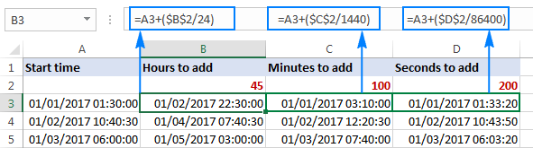 Cách tính thời gian trong Excel – chênh lệch thời gian, cộng/trừ thời gian 7