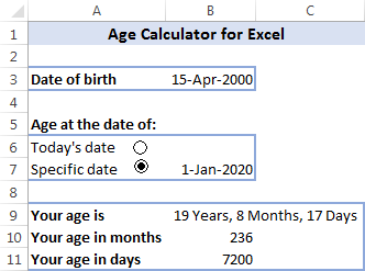 improved age calculator