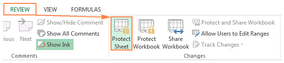 Cách đặt bảo vệ, hủy bảo vệ trang trong Excel khi có, không có mật khẩu
