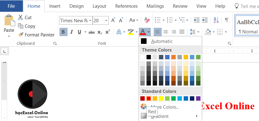 Trong Word, định dạng màu chữ đã cho phép người dùng có thể tinh chỉnh và hiển thị văn bản một cách chuyên nghiệp hơn trong năm