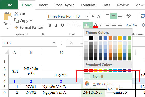 Tự Động Tô Màu Dòng Của Ô Được Chọn Trong Bảng Bằng Vba - Học Excel Online Miễn Phí