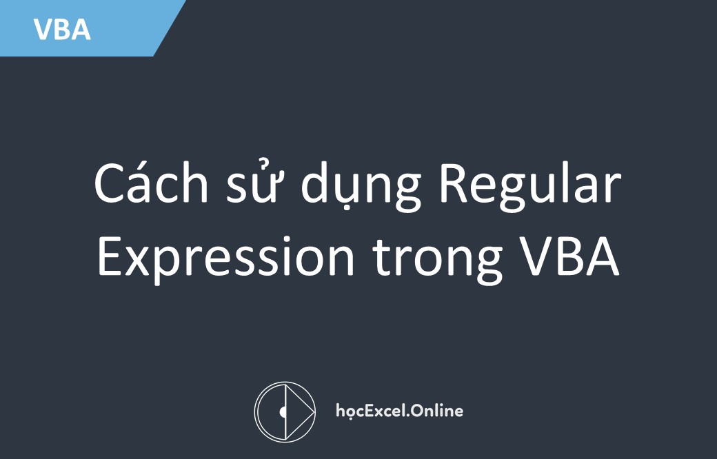 Cách sử dụng Regular Expression trong VBA - Học Excel Online Miễn Phí