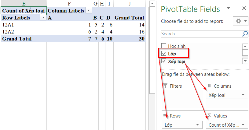 Cách lập báo cáo tỷ lệ phần trăm trong excel bằng Pivot table đơn giản nhất - Học Excel Online Miễn Phí