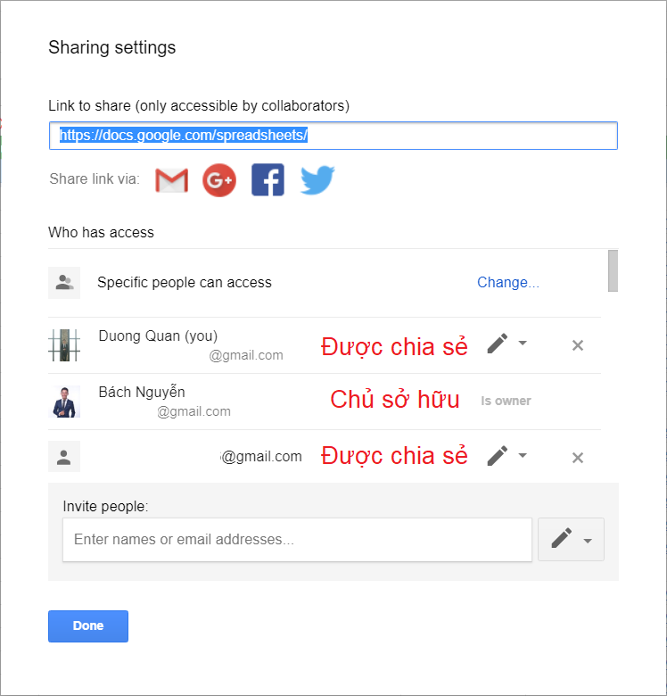 Hướng Dẫn Cách Phân Quyền Trong Google Trang Tính (Google Sheets)