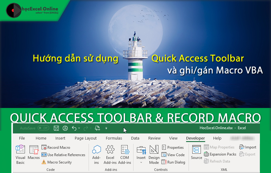 Quick Access Toolbar là gì? Tại sao lại phải dùng Quick Access Toolbar?
