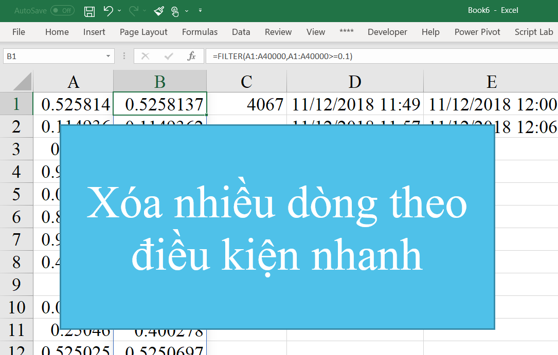 Hướng dẫn cách xóa nhiều dòng nhanh trong bảng tính Excel với VBA ...