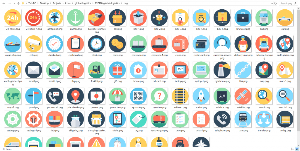 Chia sẻ 1000 biểu tượng icons dùng cho báo cáo Excel hoặc PowerPoint ...