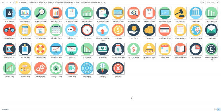 Chia sẻ 1000 biểu tượng icons dùng cho báo cáo Excel hoặc PowerPoint ...