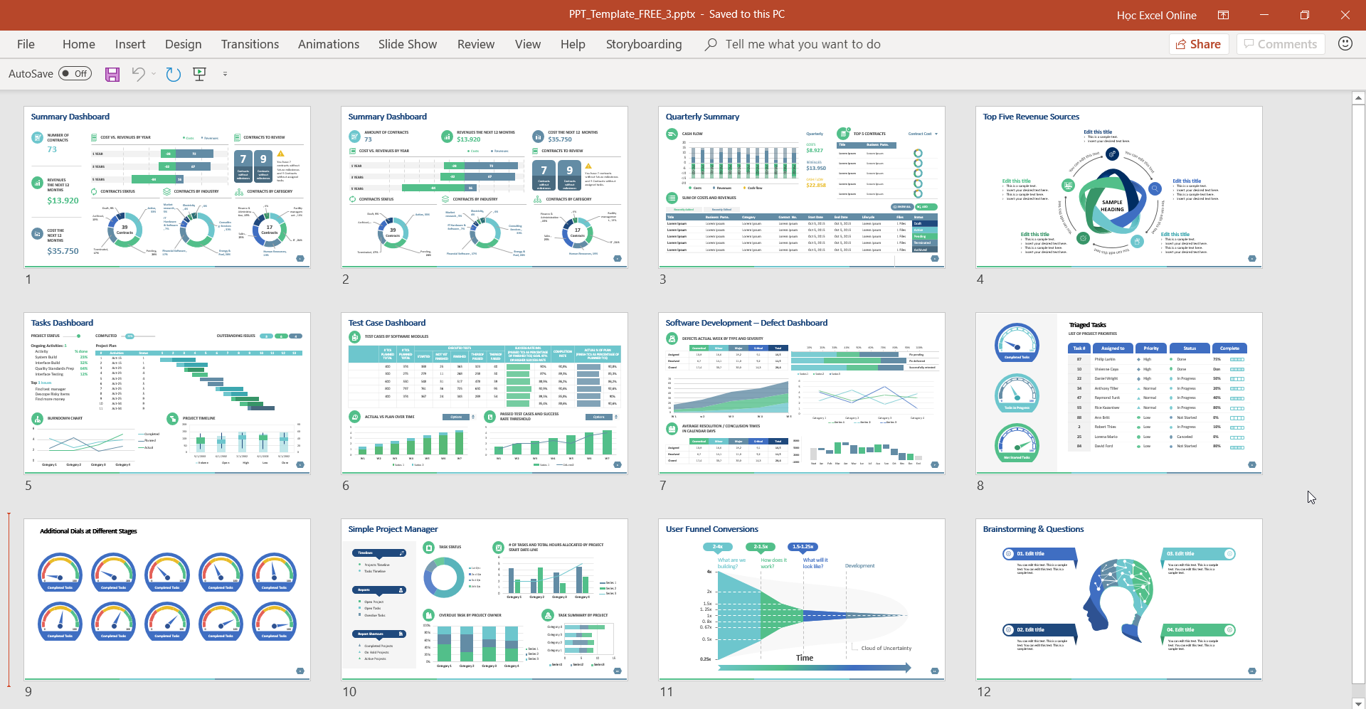 Slides PowerPoint báo cáo chỉ tiêu chứa đựng những thông tin đầy đủ và rõ ràng nhất, giúp bạn dễ dàng truyền đạt những chỉ tiêu quan trọng đến khán giả một cách nhanh chóng. Bắt đầu sáng tạo ngay bây giờ.