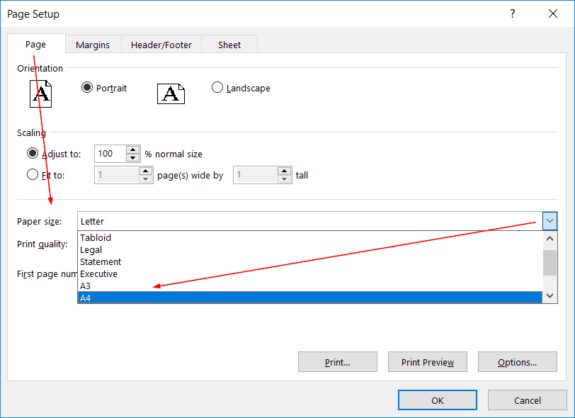 Hướng Dẫn Cách In Hết Khổ Giấy A4 Trong Excel 2010, 2013,2016, 2019