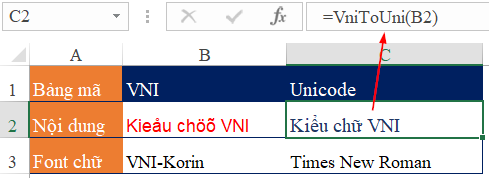 Chuyển font TCVN3, VNI sang Unicode trong Excel giúp làm việc với các bảng tính một cách chuyên nghiệp hơn. Người dùng có thể đổi sang font chữ Unicode, giúp cho các tài liệu văn bản được hiển thị đúng định dạng và màu sắc. Chức năng chuyển đổi font chữ giúp cho thao tác với bảng tính trở nên đơn giản và dễ dàng hơn bao giờ hết.