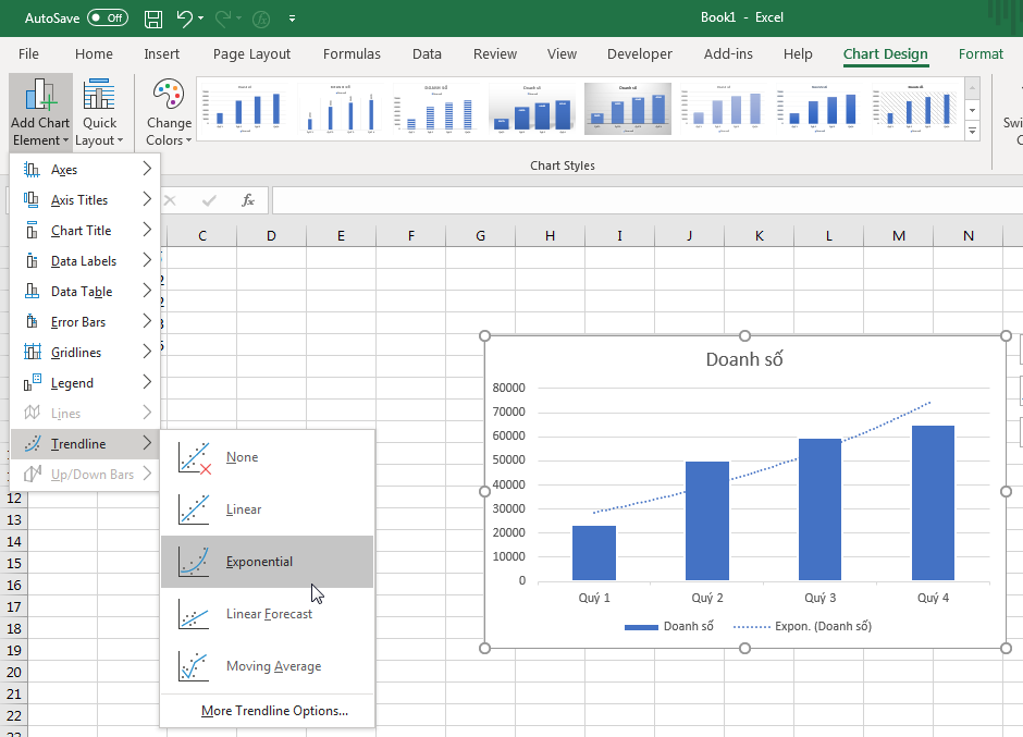 Tạo biểu đồ Excel: Với tính năng tạo biểu đồ của Excel, bạn có thể tự tay thiết kế và tùy chỉnh các loại biểu đồ phù hợp với mục đích sử dụng. Không chỉ đơn thuần là tập dữ liệu, biểu đồ còn là cách tuyệt vời để trình bày thông tin một cách trực quan và dễ hiểu. Hãy xem hình ảnh liên quan đến từ khóa \