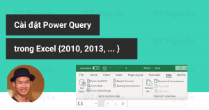 cách cài đặt power query trong Excel