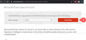 Download Power Query từ Microsoft