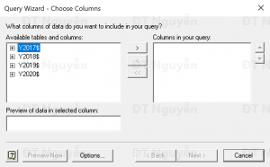Cách truy cập vào Microsoft Query trong Excel
