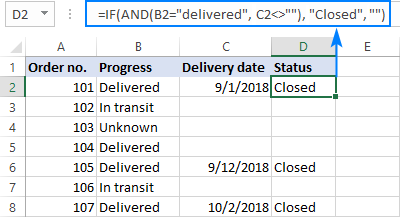 Công thức IF AND trong Excel 1