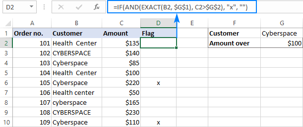 Công thức IF AND trong Excel 11