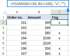 Công thức IF AND trong Excel 4
