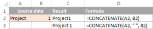 2-CONCATENATE trong Excel: Kết hợp chuỗi