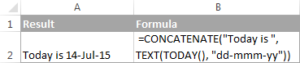 4-CONCATENATE trong Excel: Kết hợp chuỗi