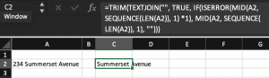 Cách loại bỏ số ra khỏi chữ trong ô Excel