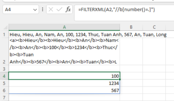 7 ứng dụng tách chuỗi với hàm FILTERXML trong Excel - Học Excel Online ...