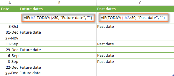 The IF formula for blank / non-blank cells