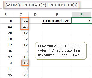 Using SUM array formulas in modern Excel versions