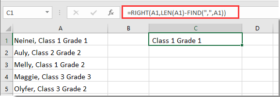 Cách xoá nhanh phần văn bản trước/sau một ký tự cụ thể trong Excel